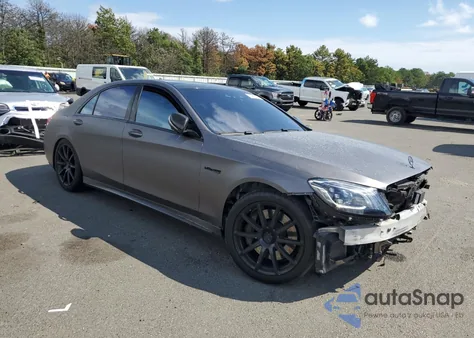2015 Mercedes-Benz S 63 Amg из США, поврежденный, VIN WDDUG7JB0FA115180
